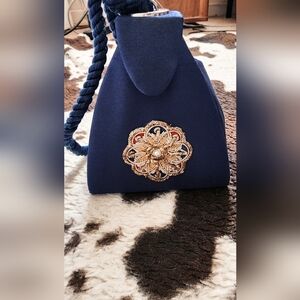 WOMEN'S VINTAGE MINI BAG - ROYAL NAVY